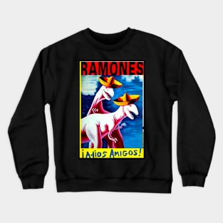 Adios Amigos Punk Rock Throwback 1995 Crewneck Sweatshirt